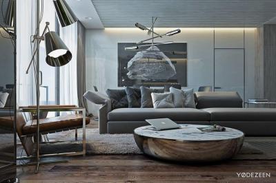 Hangulatos nappali - nappali ötlet, modern stílusban