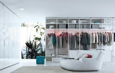 Gardróbszoba - belső továbbiak ötlet, modern stílusban