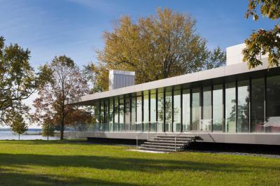 Modern lakóház - homlokzat ötlet, modern stílusban