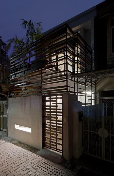 Egyedi homlokzat - homlokzat ötlet, modern stílusban