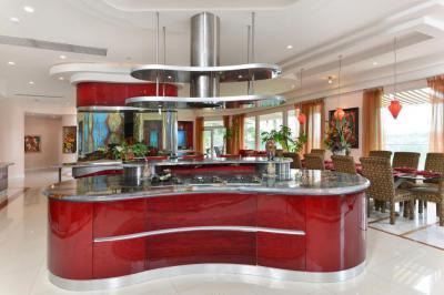 Konyha luxuskivitelben - konyha / étkező ötlet, modern stílusban