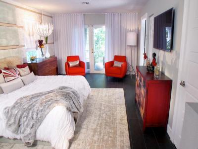 Háló piros fotelekkel - háló ötlet