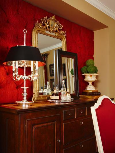 Vadító vörösen - nappali ötlet, klasszikus stílusban