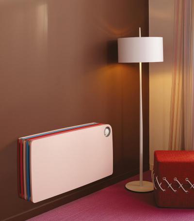 Többszínű, design radiátor - nappali ötlet, modern stílusban