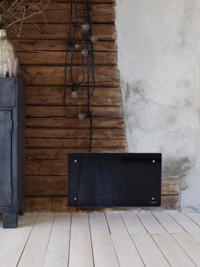 Üveg fűtőtest - nappali ötlet