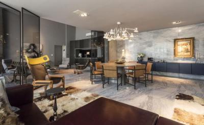 Látványos nappali - nappali ötlet, modern stílusban