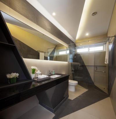 Modern fürdőszoba - fürdő / WC ötlet, modern stílusban