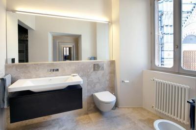 Nagyméretű mosdó - fürdő / WC ötlet, modern stílusban