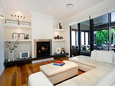 Kandalló a nappaliban54 - nappali ötlet, modern stílusban