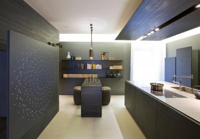 Világító falidísz - konyha / étkező ötlet, modern stílusban