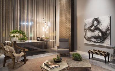 Stílusok vegyítve - nappali ötlet, modern stílusban