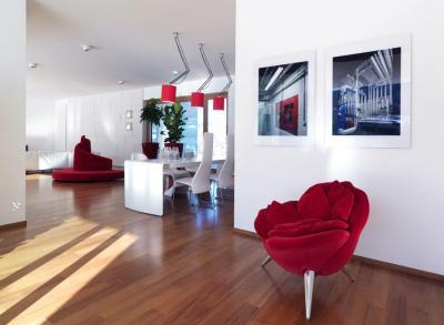 Design bútorok a nappaliban - nappali ötlet, modern stílusban