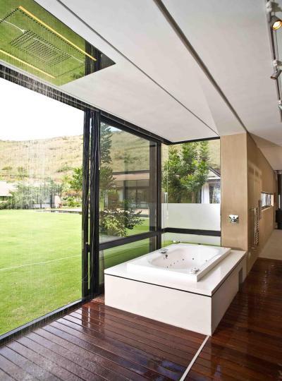 Wellness fürdőszoba - fürdő / WC ötlet, modern stílusban