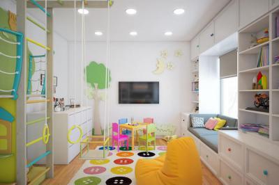 Látványos gyerekszoba - gyerekszoba ötlet, modern stílusban