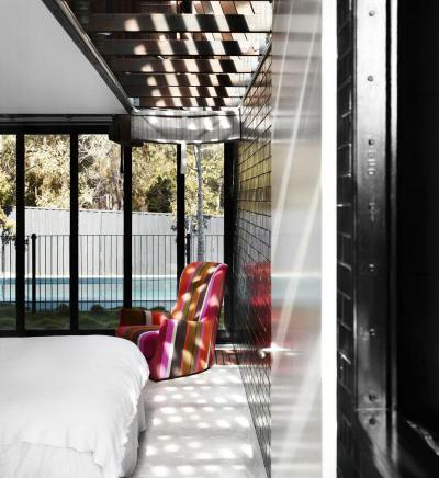 Nyitott hálószoba - háló ötlet, modern stílusban