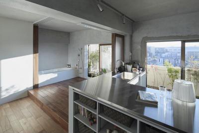 Egyterű fürdő konyha - fürdő / WC ötlet, modern stílusban