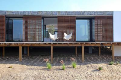 Fa árnyékolók - erkély / terasz ötlet, modern stílusban