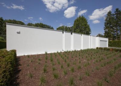 Hátsó homlokzat - homlokzat ötlet, modern stílusban