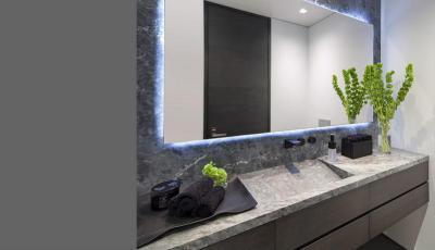 Kőmosdó - fürdő / WC ötlet, modern stílusban