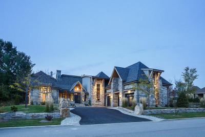 Látványos lakóház - homlokzat ötlet, modern stílusban