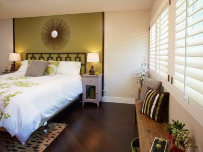 Zöld-barna-fehér - háló ötlet, modern stílusban