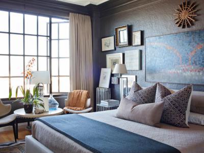 Eklektikus hálószoba - háló ötlet