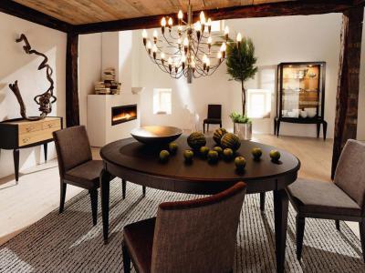 Barna, eklektikus étkező - konyha / étkező ötlet