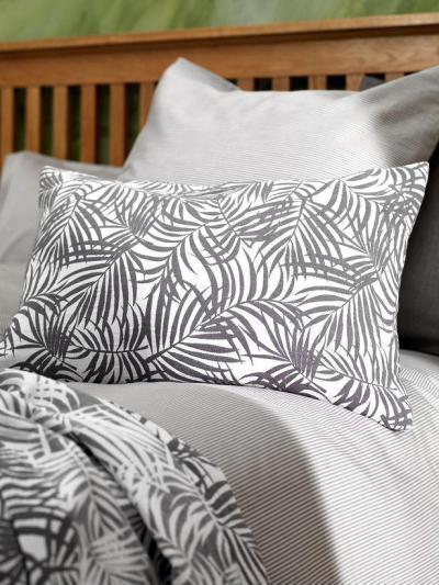 Fekete-fehér pálmaminta - háló ötlet, modern stílusban