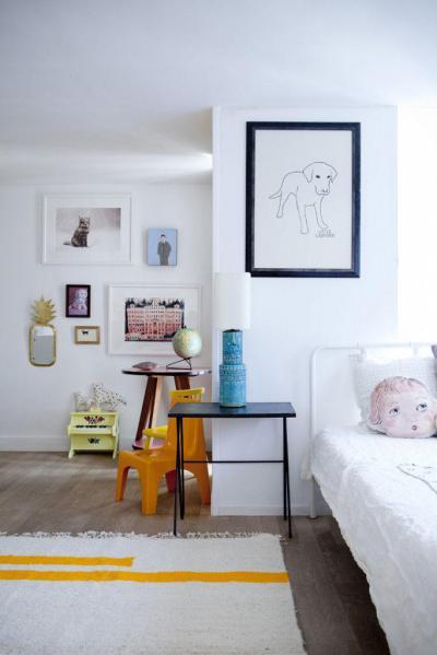 Puritán gyerekszoba II - dolgozószoba ötlet