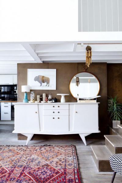 Retro komód - nappali ötlet