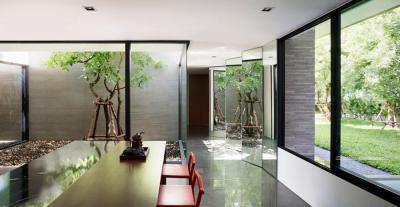 Japán stílusú enteriőr - nappali ötlet, minimál stílusban