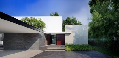 Geometrikus formák - homlokzat ötlet, modern stílusban