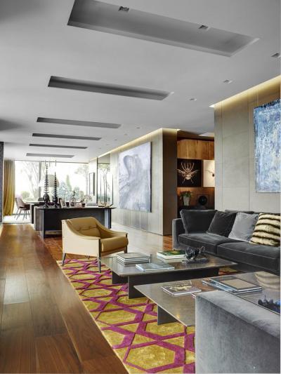 Dekoratív nappali - nappali ötlet, modern stílusban