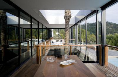 Veranda - erkély / terasz ötlet, modern stílusban