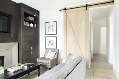 Tolóajtó a nappaliban - nappali ötlet