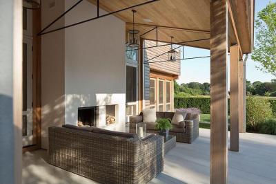 Veranda - külső továbbiak ötlet, modern stílusban