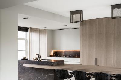 Márvány konyhapult - konyha / étkező ötlet, modern stílusban