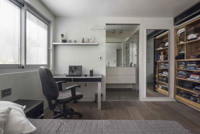 Dolgozósarok a hálószobában - háló ötlet, modern stílusban