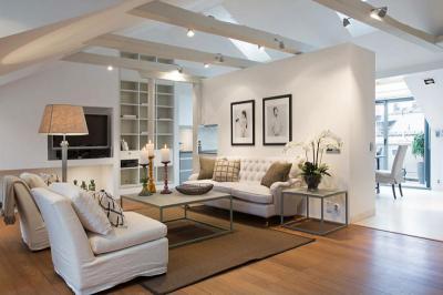 Skandináv stílus - nappali ötlet, modern stílusban