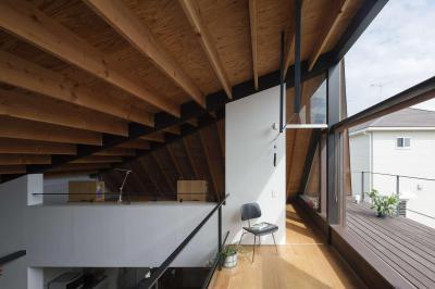 Tető alatti terület - belső továbbiak ötlet, modern stílusban