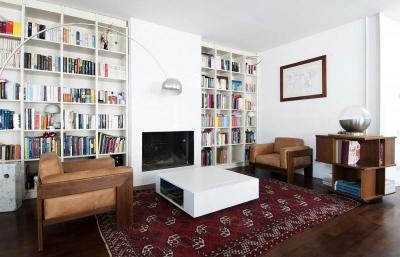 Modern és retró bútorok - nappali ötlet, modern stílusban