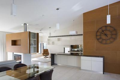 Monokróm színek - konyha / étkező ötlet, modern stílusban