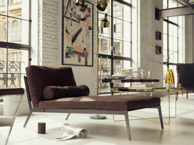 Loftlakás - nappali ötlet, modern stílusban