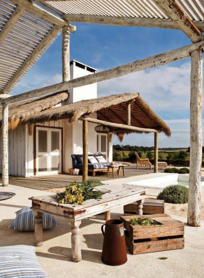 Trópusi terasz - erkély / terasz ötlet