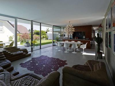 Egyterű tágas otthon - nappali ötlet, modern stílusban