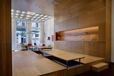 Extravagáns nappali konyhával - nappali ötlet, modern stílusban