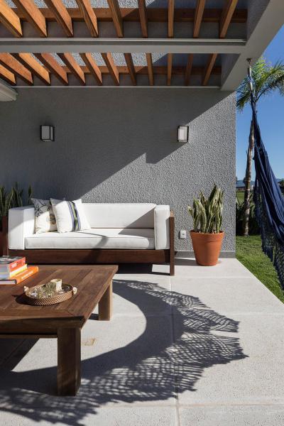 Pihenés a teraszon - erkély / terasz ötlet, modern stílusban