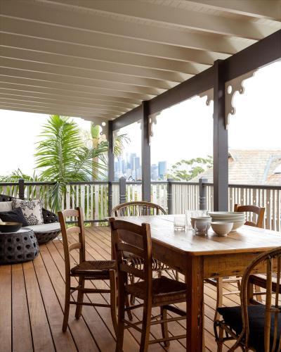 Veranda - erkély / terasz ötlet, rusztikus stílusban