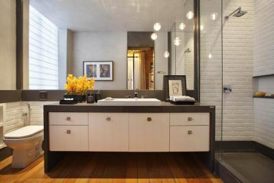 Metrócsempe a fürdőben - fürdő / WC ötlet, modern stílusban