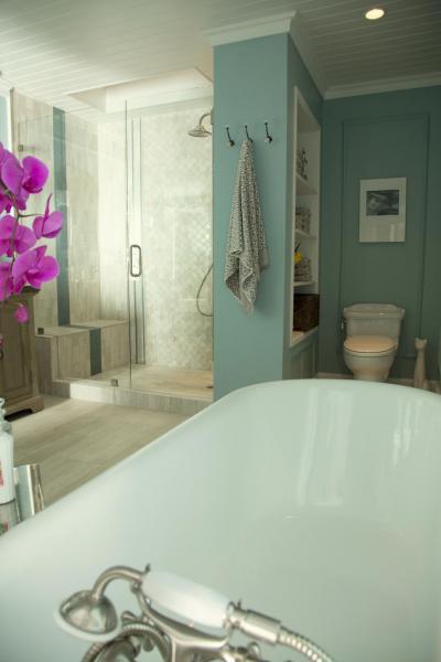 Romatikus fürdő - fürdő / WC ötlet, klasszikus stílusban